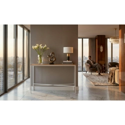 KONSOLA - REGAŁA Z DREWNA LITEGO DĄB OLCHA JESION SKD-385